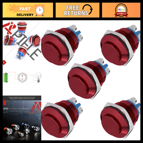 16mm momentary push button - push,