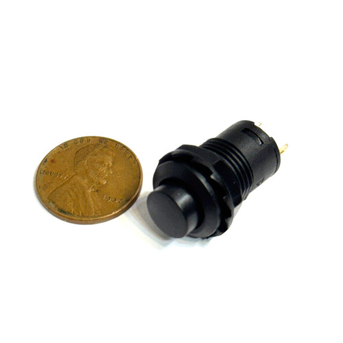 Black latching 12mm - black,