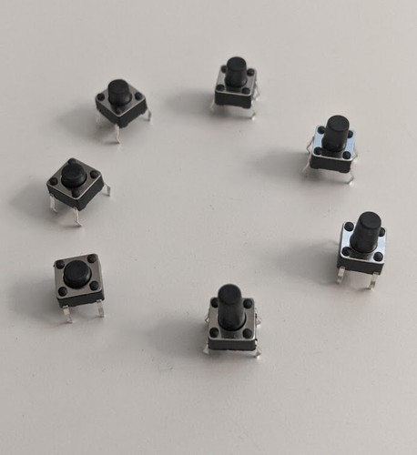 Pcs momentary spst push - 2,