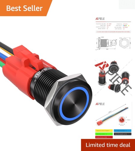 Compact 12v push button - compact,