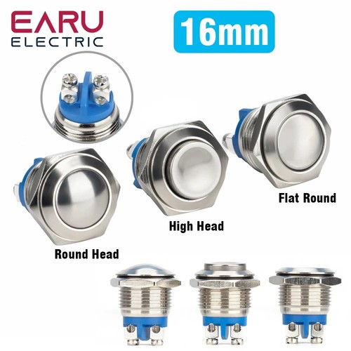 16mm metal push button switch - 16mm,