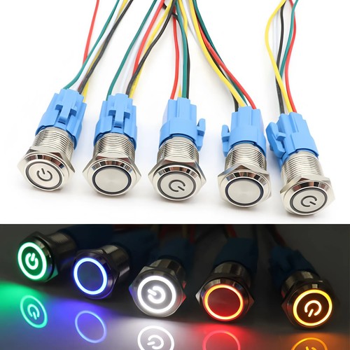 22mm led push - 16/19/22mm,