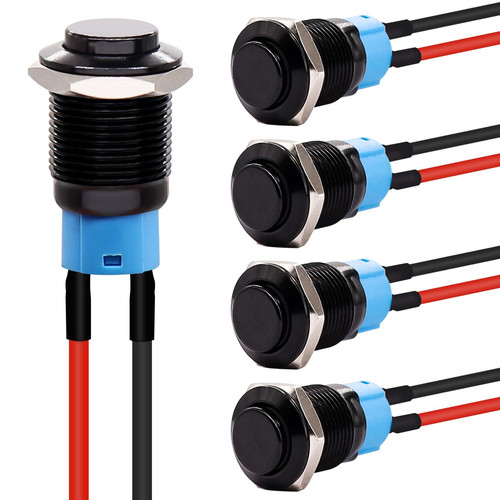 5pcs 12mm latching push - /5pcs,