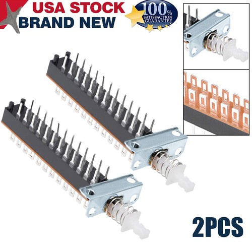2pcs self locking push button - self-locking,