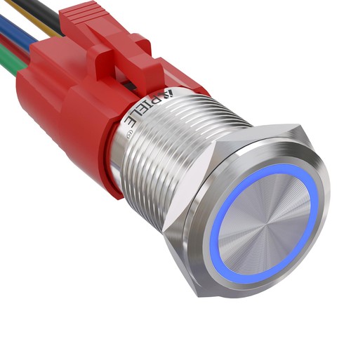 16mm latching push button - latching,