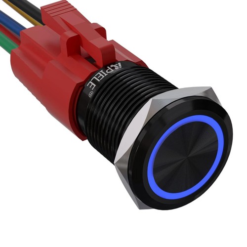 16mm latching push button - latching,