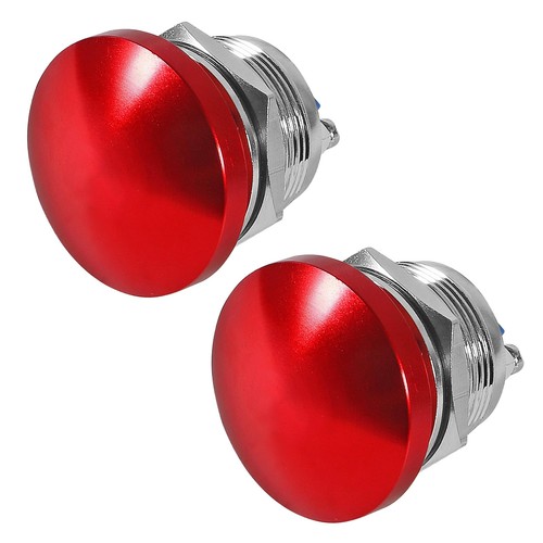 2pcs 22mm red - 2pcs, head