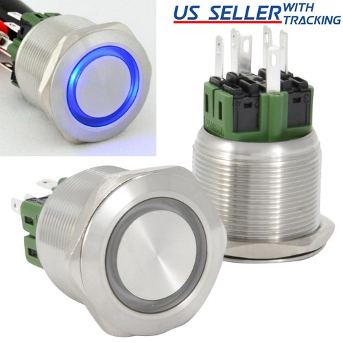 25mm latching push button - latching,