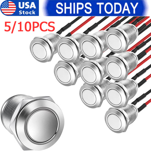 10pcs momentary push - 5/10pcs, mm