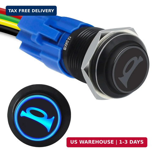 Horn button momentary push - horn, button,