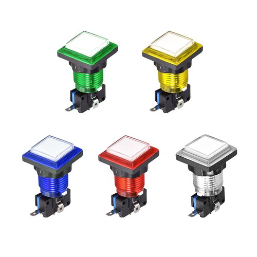 5pcs game push button square - push,