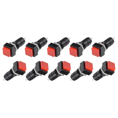 12mm red momentary push button - 12mm,