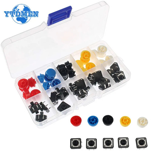 25pack 3mm tact - 12×12×7.3mm,