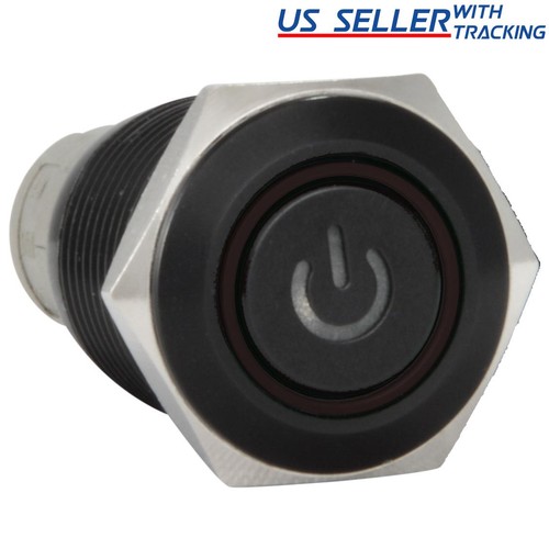 16mm 12v latching - 12v, push