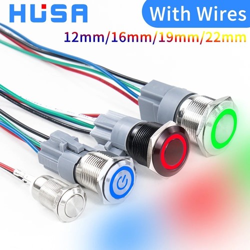 16mm 12v led - 12v, on